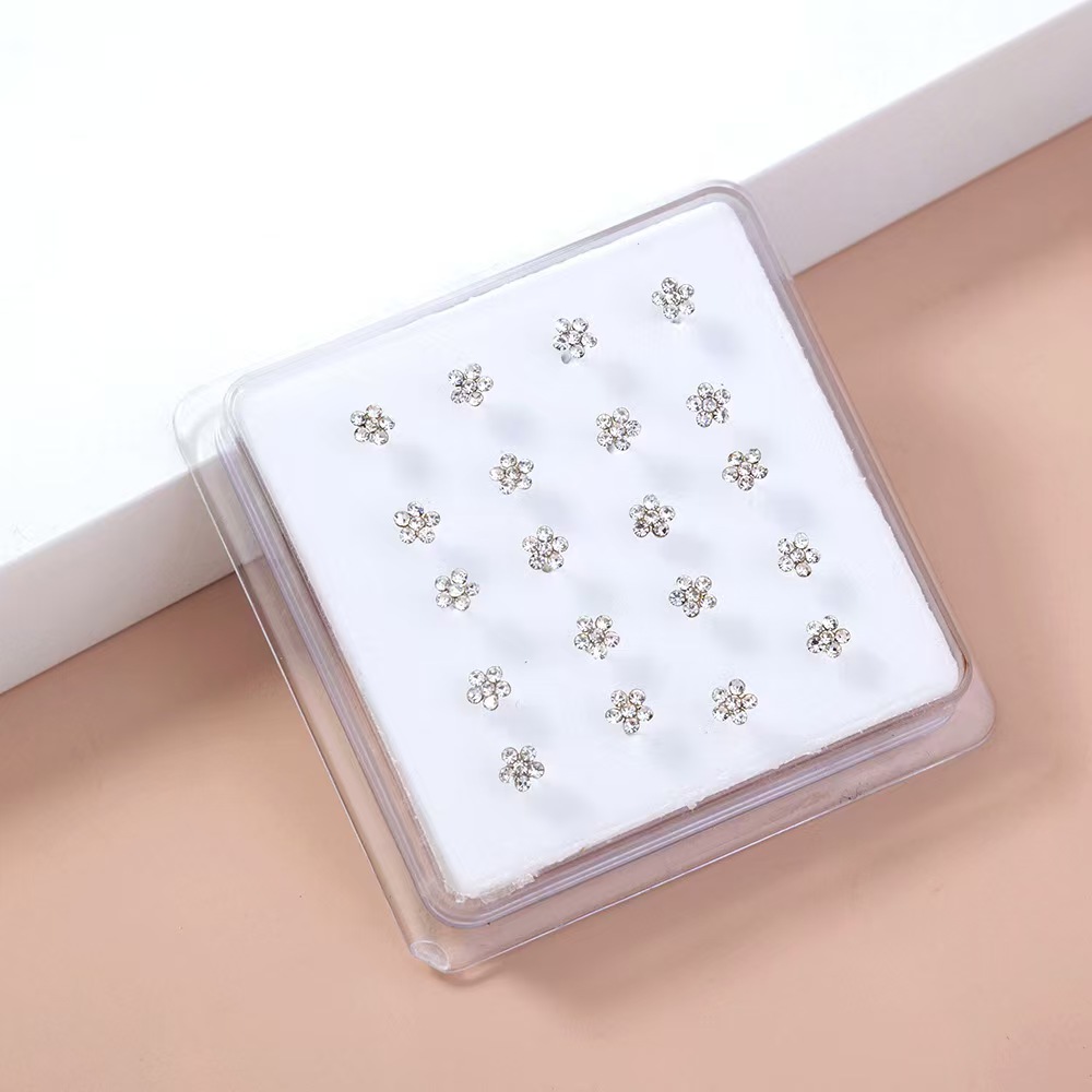 Body Jewelry Jewelry Box - 20Pcs/Box Body Nose Piercing Jewelry Nose