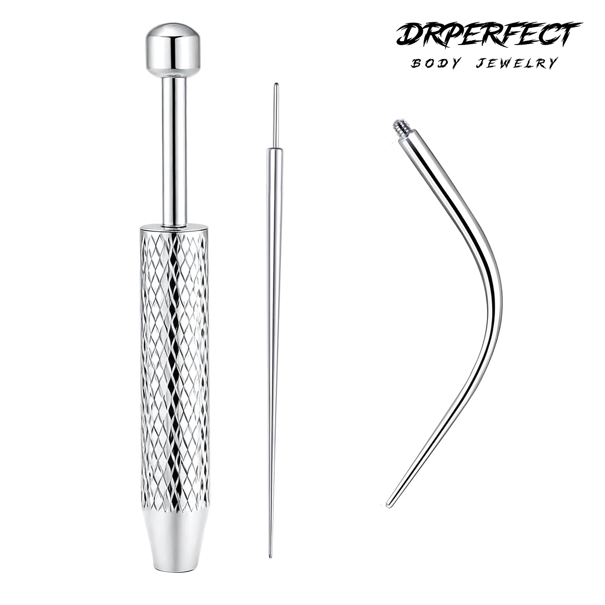 Body Jewelry Changing Kit - Drperfect Piercing Taper Grabber Tool for
