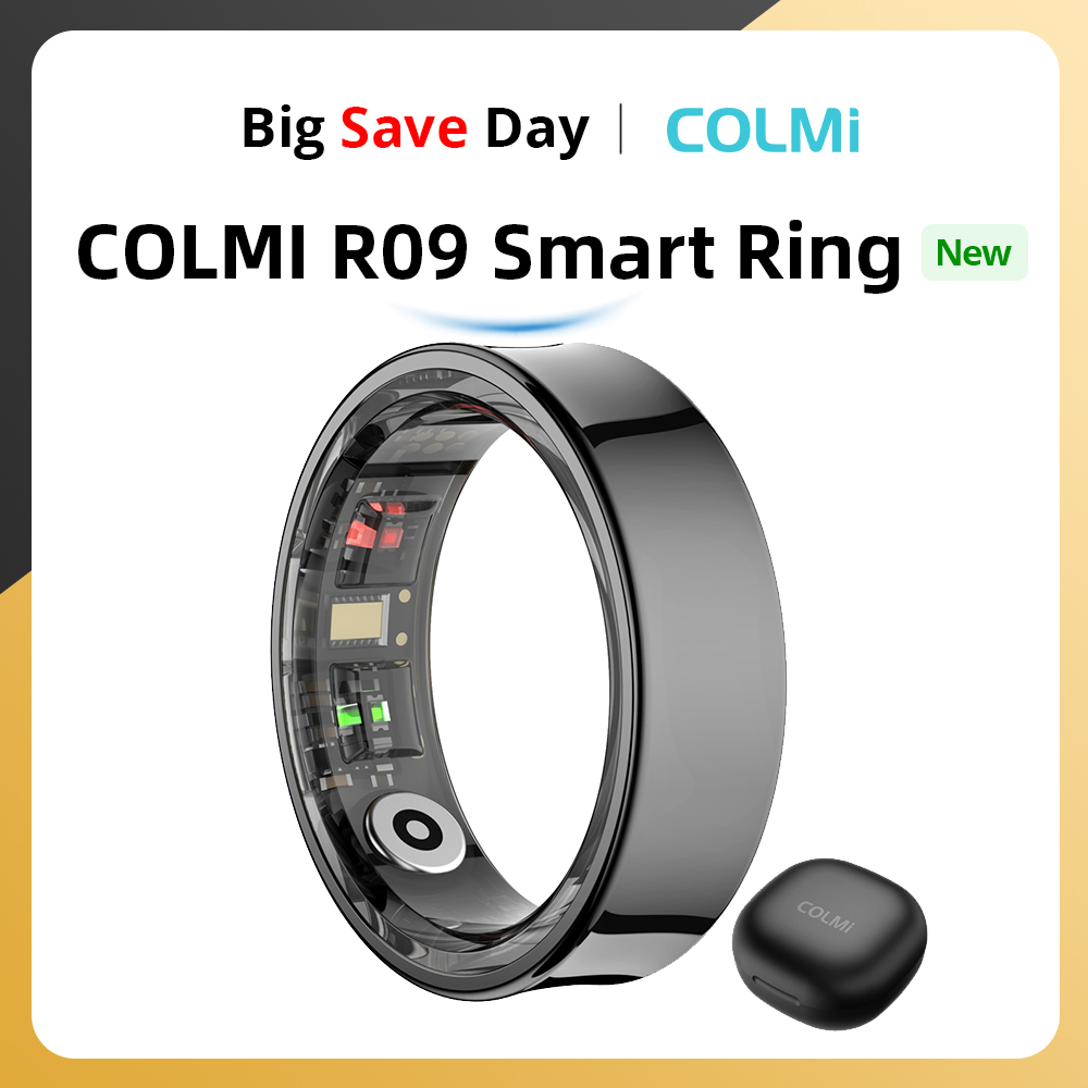2024 COLMI R09 Smart Ring Men  - Daith Heart Ring review and price