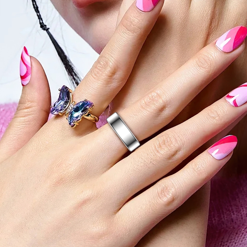 Women Men Fashion Smart Ring F - Daith Heart Ring review and price