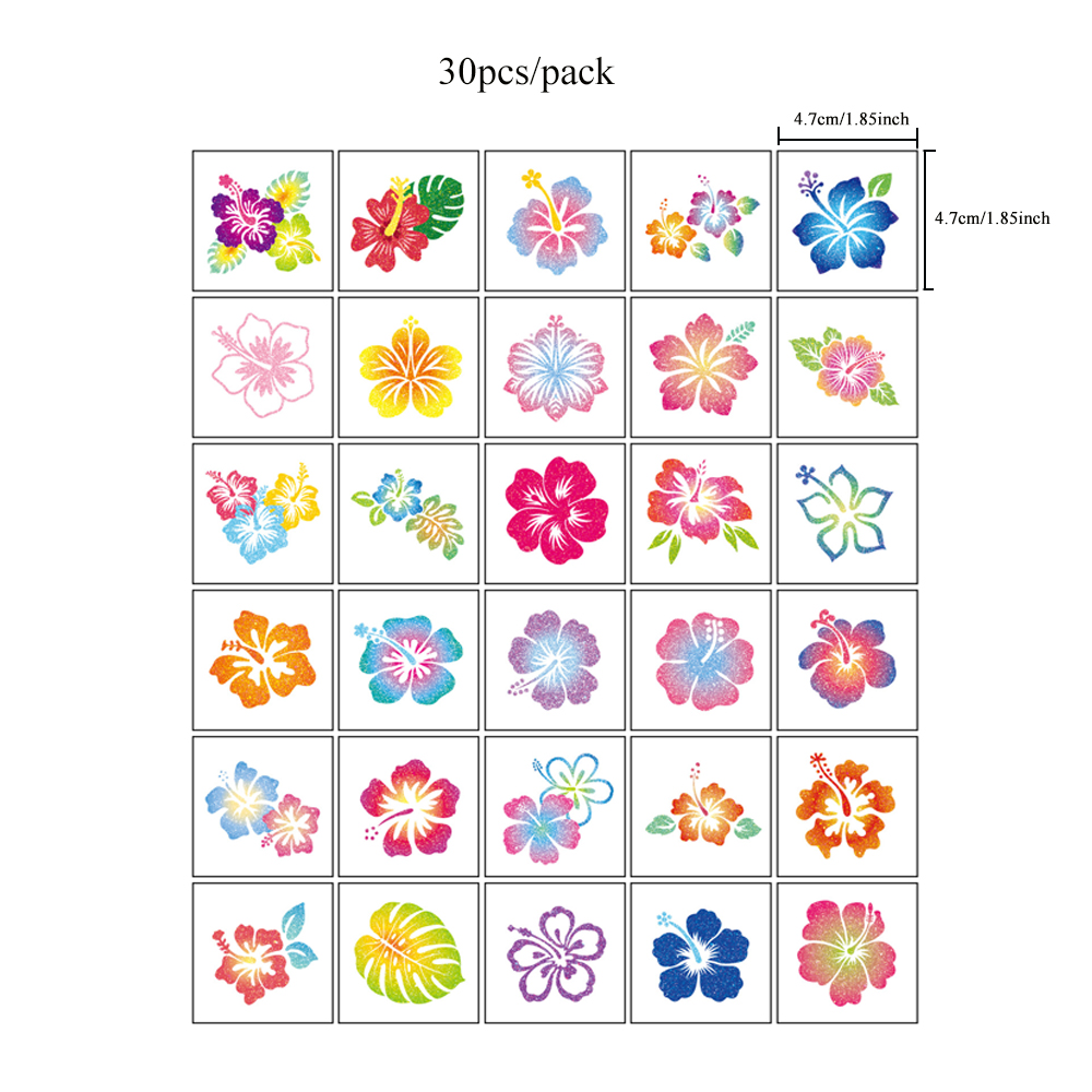 30pcs Glitter Summer Beach Flo - Body Jewelry Glue review and price