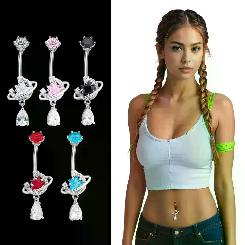 Crystal Zircon Universe Dangle - Body Jewelry Universe review and price