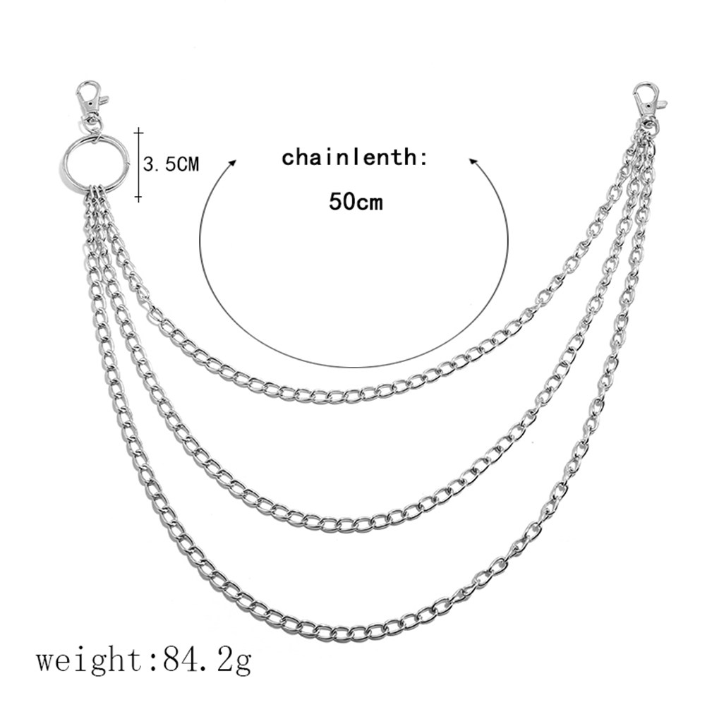 1Pcs Trousers Chain Metal 3 La - Body Jewelry Universe review and price