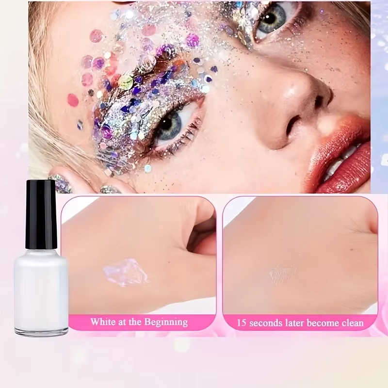 12 Colors of Glitter DIY Flash - Body Jewelry Glue review and price