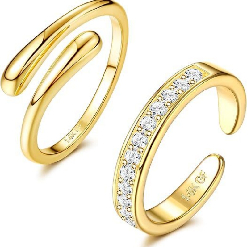 14K Gold-Plated Adjustable Zir - Body Jewelry Changing Kit review and price