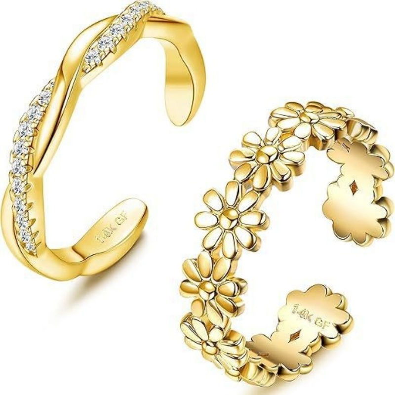 14K Gold-Plated Adjustable Zir - Body Jewelry Changing Kit review and price