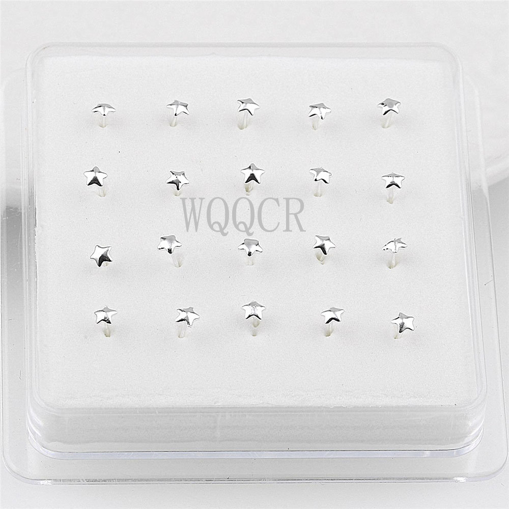 20pcs/box Frosted Surface Star - Body Jewelry Jewelry Box review and price