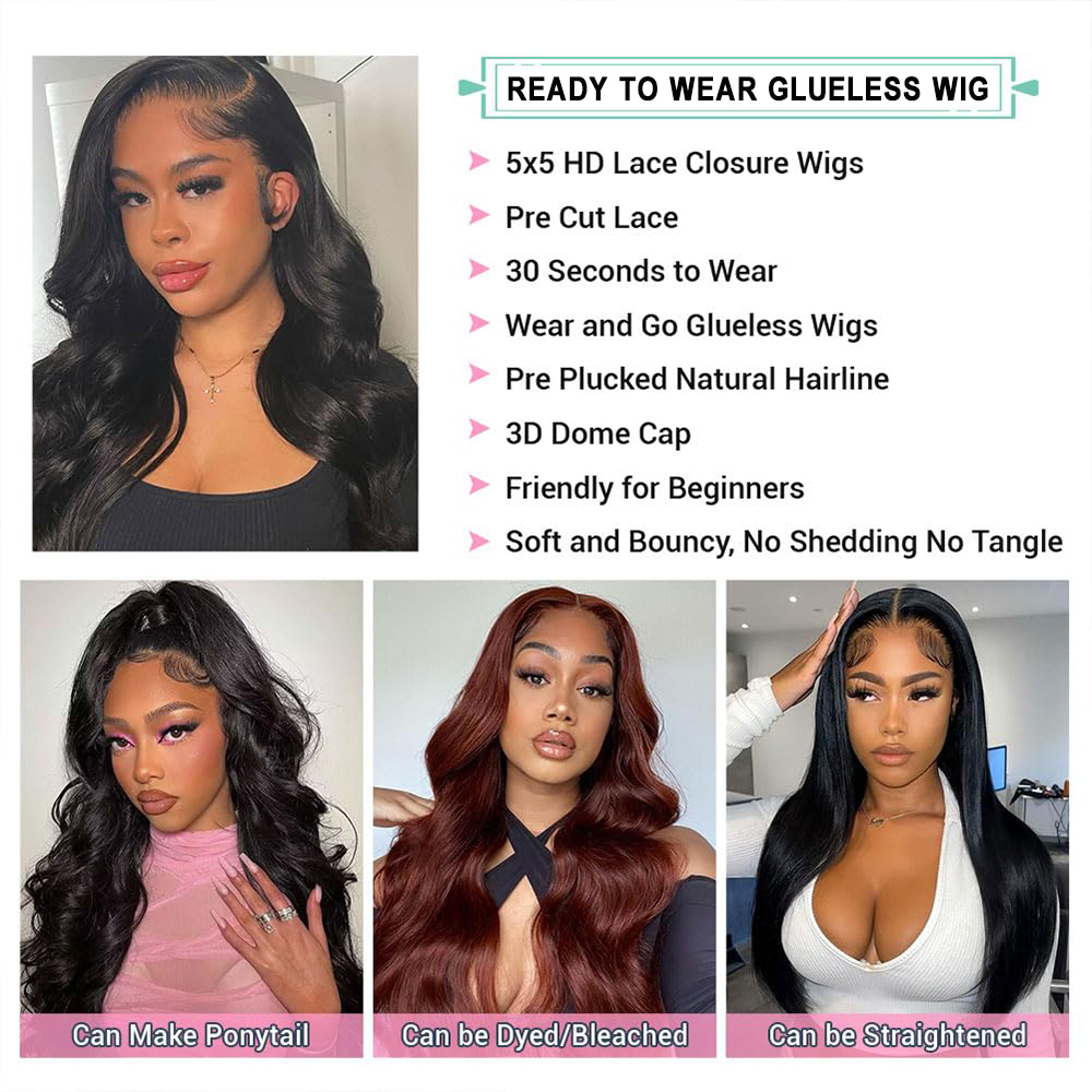 6x4 5x5 Hd Lace Closure Wigs H - Body Jewelry Underwear review and price
