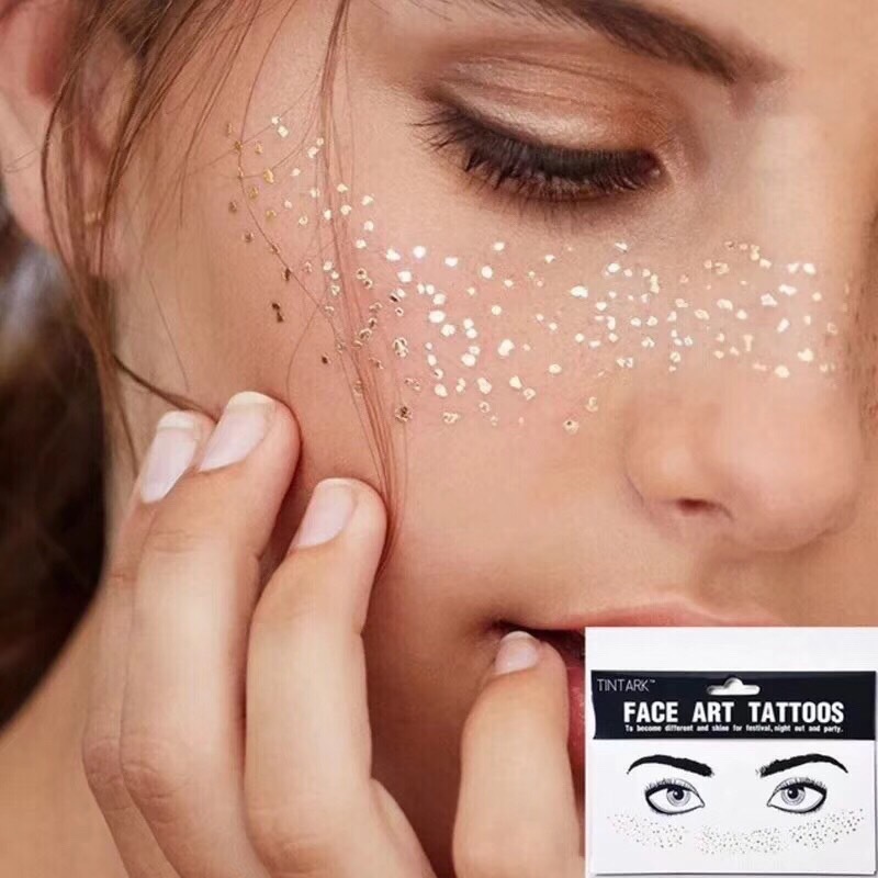 Shiny Temporary Tattoo Sticker - Body Jewelry Glue review and price