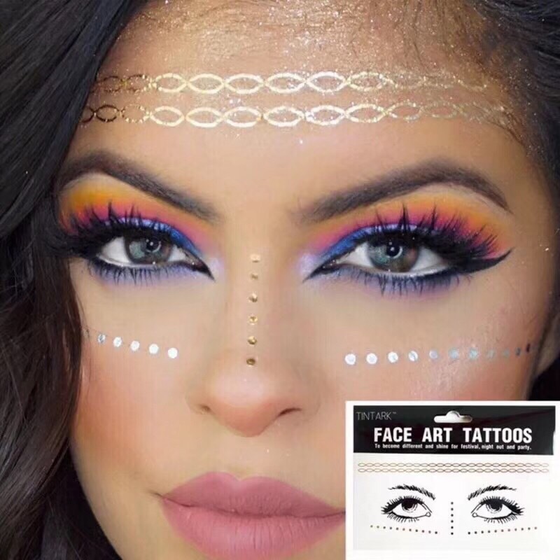Shiny Temporary Tattoo Sticker - Body Jewelry Glue review and price