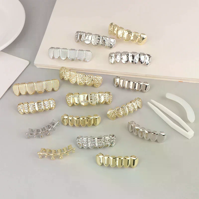 Hip Hop Metal Teeth Grillz Top - Body Jewelry Universe review and price