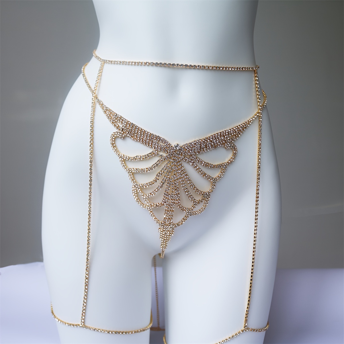 Multi layer rhinestone sparkli - Body Jewelry Rhinestone review and price