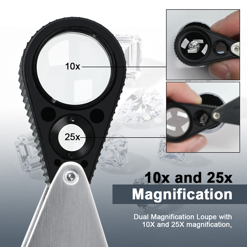 Dual 10X 25X Jewelry Loupe - S - Body Jewelry Repair review and price