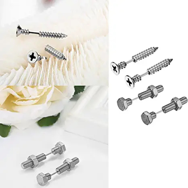 2-3 Pairs Punk Pointed Screw B - Body Jewelry Changing Kit review and price