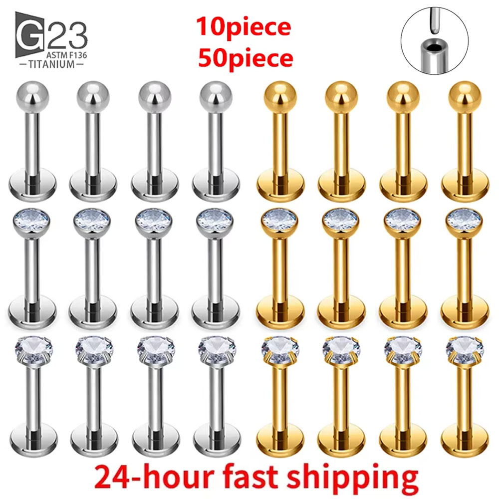 10/50pcs 20/18/16g G23 Titaniu - Body Jewelry Changing Kit review and price